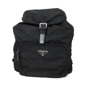 Prada Vela Backpack Black